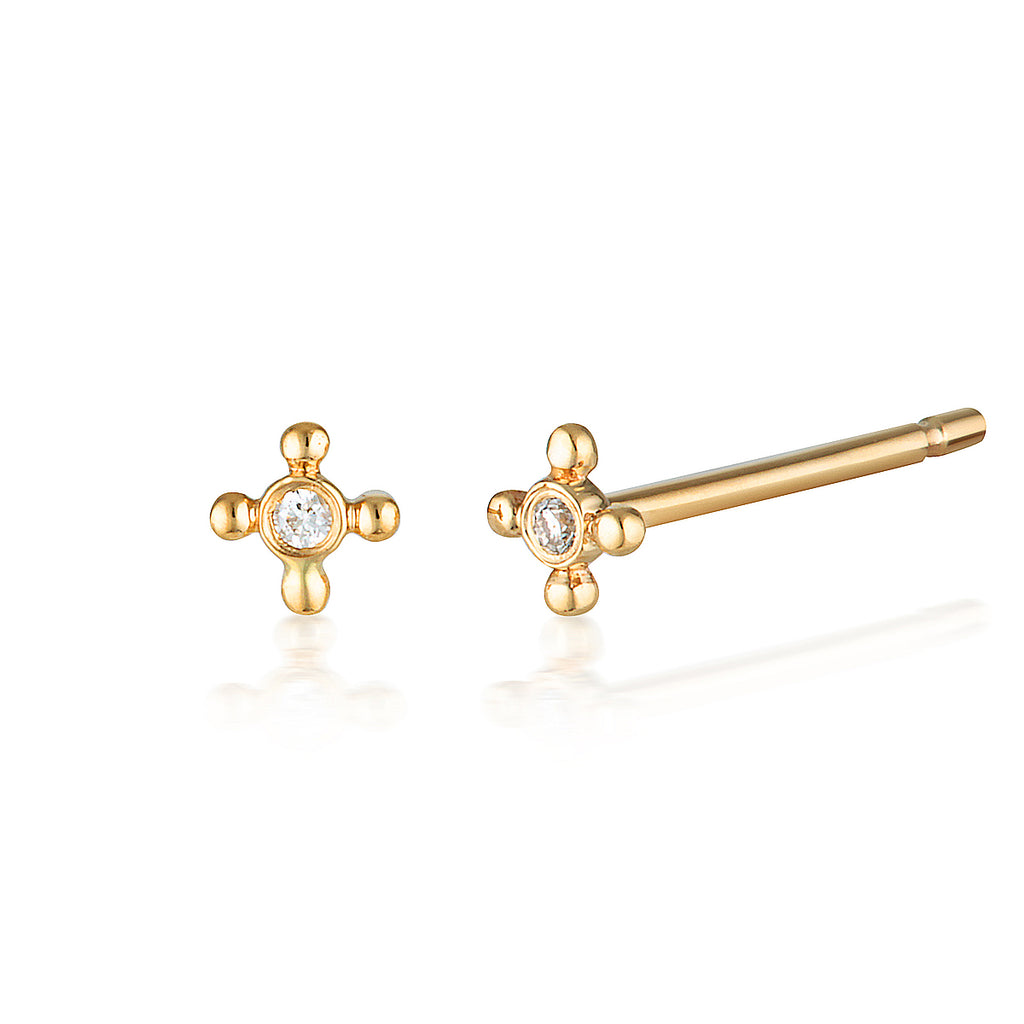 Southern Star Earrings Gold - MilaMela.com