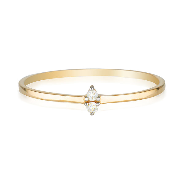 Duo Diamond Ring - MilaMela.com