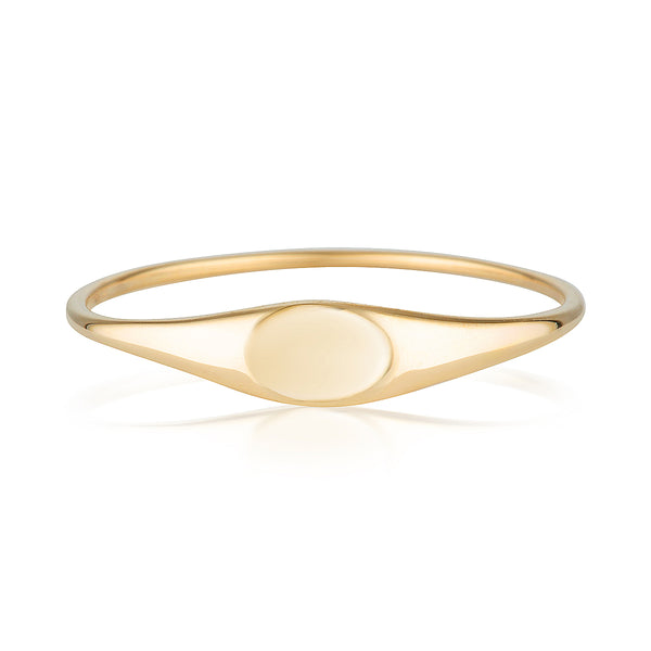 Thin Signet Ring - MilaMela.com