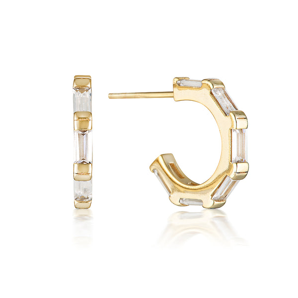Ava Earrings Gold - MilaMela.com